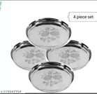 Stainless Steel Dinner Full Plates 
