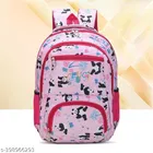 Polyester Backpack Bag, Pink