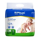 Bumtum 72 Pcs Baby Diaper Pants (M, Set of 1)
