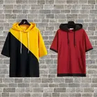 Hooded Colorblocked T-Shirt for Men 