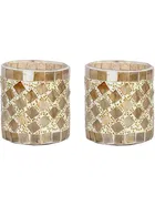 Glass Decorative Tea Light Holders 