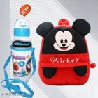 Synthetic Backpack with Sipper for Kids 