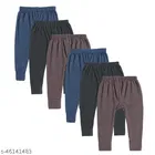 Polycotton Thermal Bottomwear for Kids (Multicolor, 0-2 Months) (Pack of 6)