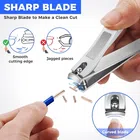 Fingers & Toe Nail Clipper Set, Sharp Stainless Steel Blade, Sturdy Nail Trimmer