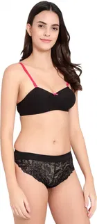Cotton Blend Lingerie Set for Women 