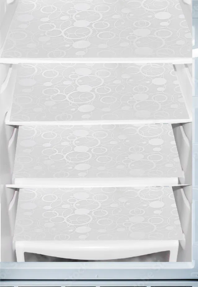 PVC Fridge Mat (Multicolor, Pack of 4)
