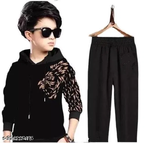 Cotton Clothing Set for Boys, Multicolour (12-13 Years)