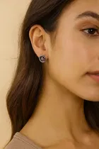 Women's Metal Stud Earring Combo 