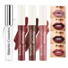 Ronzille Matte Liquid Lipstick with Lip Gloss, Nude Edition [Pack of 4]