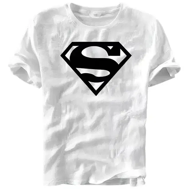 Best Hot Selling Cotton Blend Half Sleeves T-Shirt For Men (White, M) (R-85)