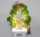 Artificial Bonsai Plant with Sparrow & Light 