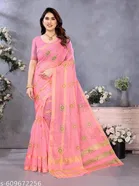 Kota Doria Cotton Bandhani Printed Saree for Women 