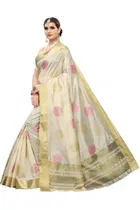 Printed Saree with Blouse Piece for Women 