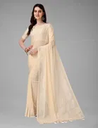 Georgette Foil Printed Saree for Women 