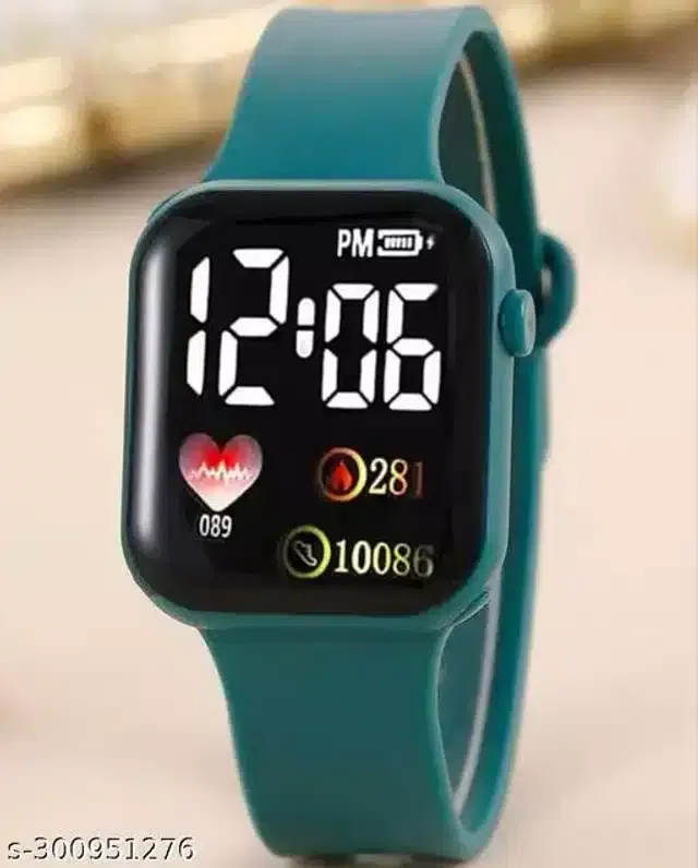 Digital Watch for Men & Women (Multicolor)