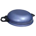 Aluminium Non-Stick Coating Kadai, Blue, 24 cm, 1500 ml