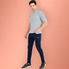 Lycra Nylon Logo Printed Track Pant for Men 