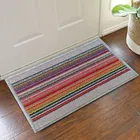 Status Polypropylene Door Mat with Anti Slip Backing 38x58cm Grey