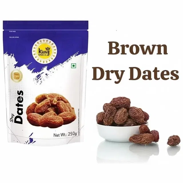 किंग अंकल ड्राई डेट्स (छुहारा ब्राउन) 250 g