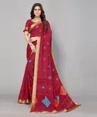Women's Desinger Saree with Blouse 