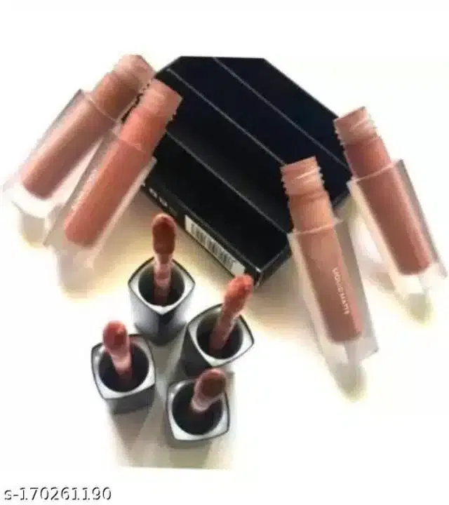 Waterproof Liquid Matte Lipsticks (Nude, Pack of 4)