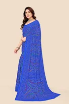 Georgette Bandhini Saree for Women 