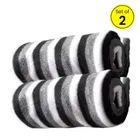 Striped Single Fleece Blanket for Mild Winter 