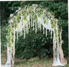Artificial Wisteria Vine Garland for Women, Pack of 6 