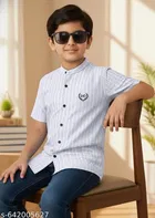 Embroidered Polycotton Polo for Boys 