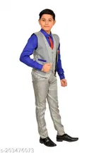 3 Pcs Coat Pant Set for Boys 