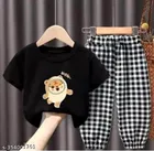 Hosiery Cotton Clothing Set for Girls 