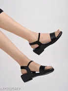 Shoetopia Girls Sandals Size 4.0 Black