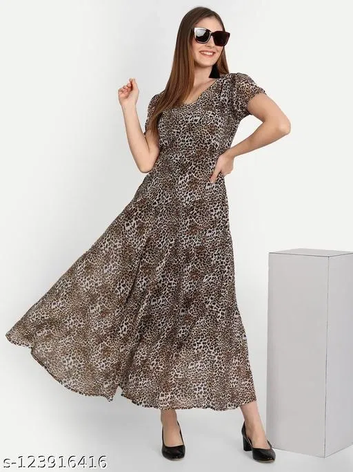Designer Gown for Women (Black, 7XL)
