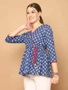 Cotton Printed Top for Women 