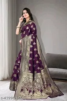 Banarasi Silk Zari Woven Saree for Women 