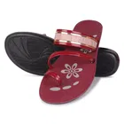 Flats for Women, Maroon 