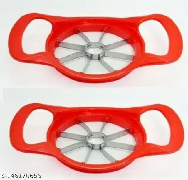 ABS Plastic Apple Cutter (Multicolor, Pack of 2)