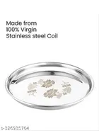 Stainless Steel Dinner Full Plates 