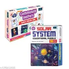 Community Helpers & Solar System – A Space & Career Adventure That Introduces Kids to Everyday Heroes on Earth & the Astronomers Who Explore the Universe! | Set of 2