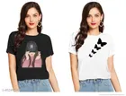 Half Sleeves Printed T-shirts for Women & Girls 
