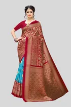 Art Silk Printed Saree for Women 