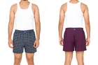 Polycotton Checkered Boxers for Men 
