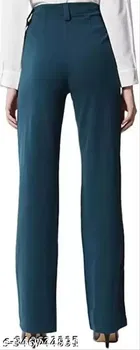Cotton Blend Trouser for Women 
