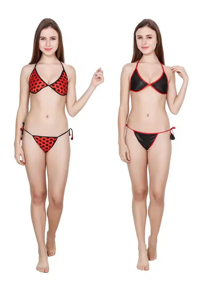 Bra and Panty Set for Women (Set of 2, Multicolour)
