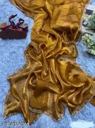 JImmy Choo Saree for Women, Gold 