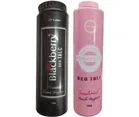 Blackberry Premium with Pinkberry Sensational French Fragrance Deo Talc for Woman (300 g, Set of 2)