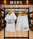 Typography Cotton Top & Bottom Set for Boys 