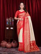 Mysore Silk Printed Saree for Women 
