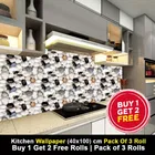 Vinyl Wallpaper for Kitchen Wall 