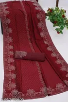Georgette Embellished Saree for Women 